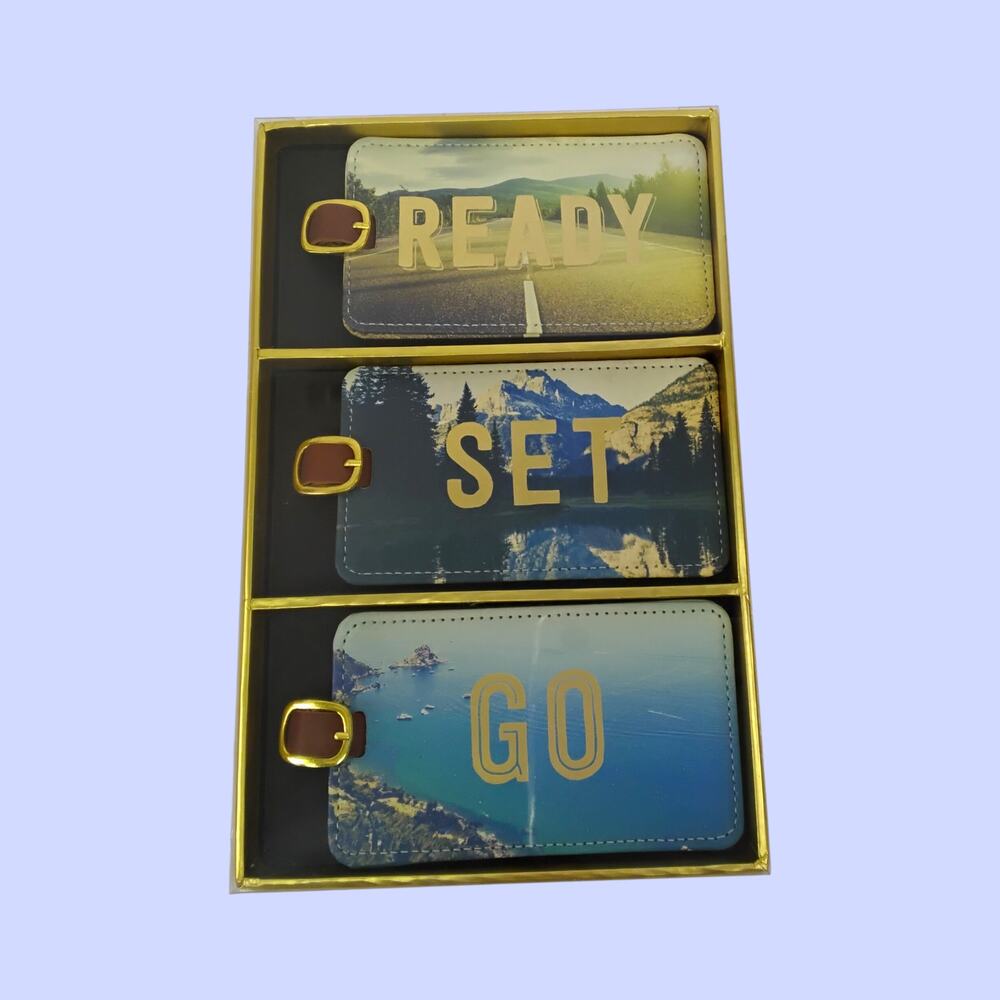 READY SET GO! Luggage Tag Gift Set